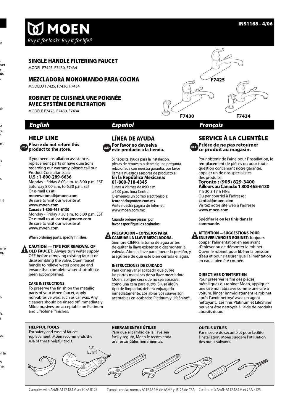 Moen Garbage Disposal Manual