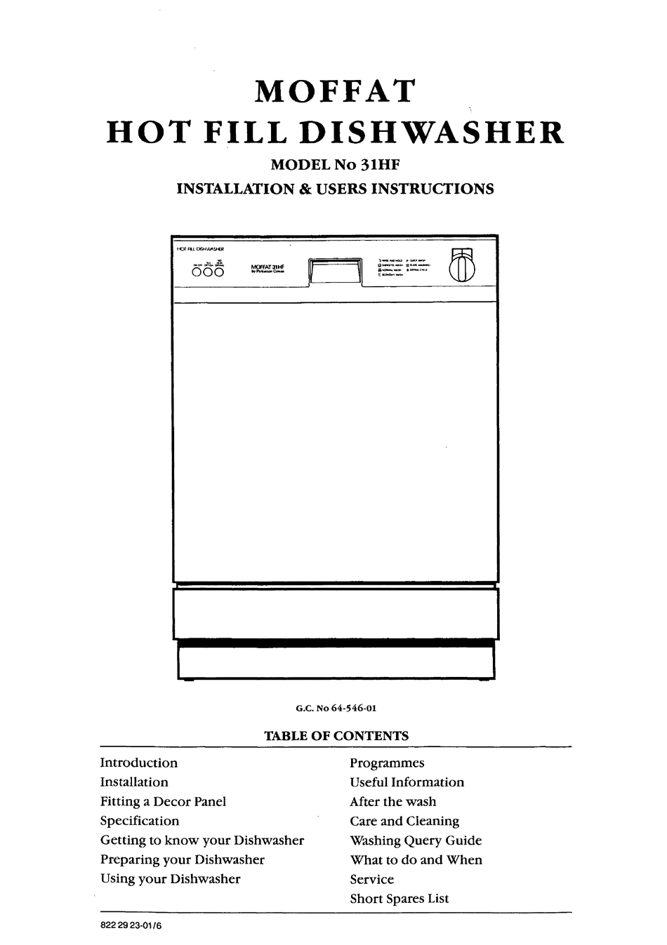 MOFFAT 31HF INSTALLATION & USER'S INSTRUCTIONS Pdf Download ManualsLib