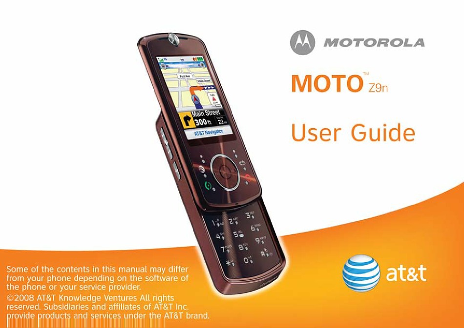 MOTOROLA MOTO Z9N USER MANUAL Pdf Download ManualsLib