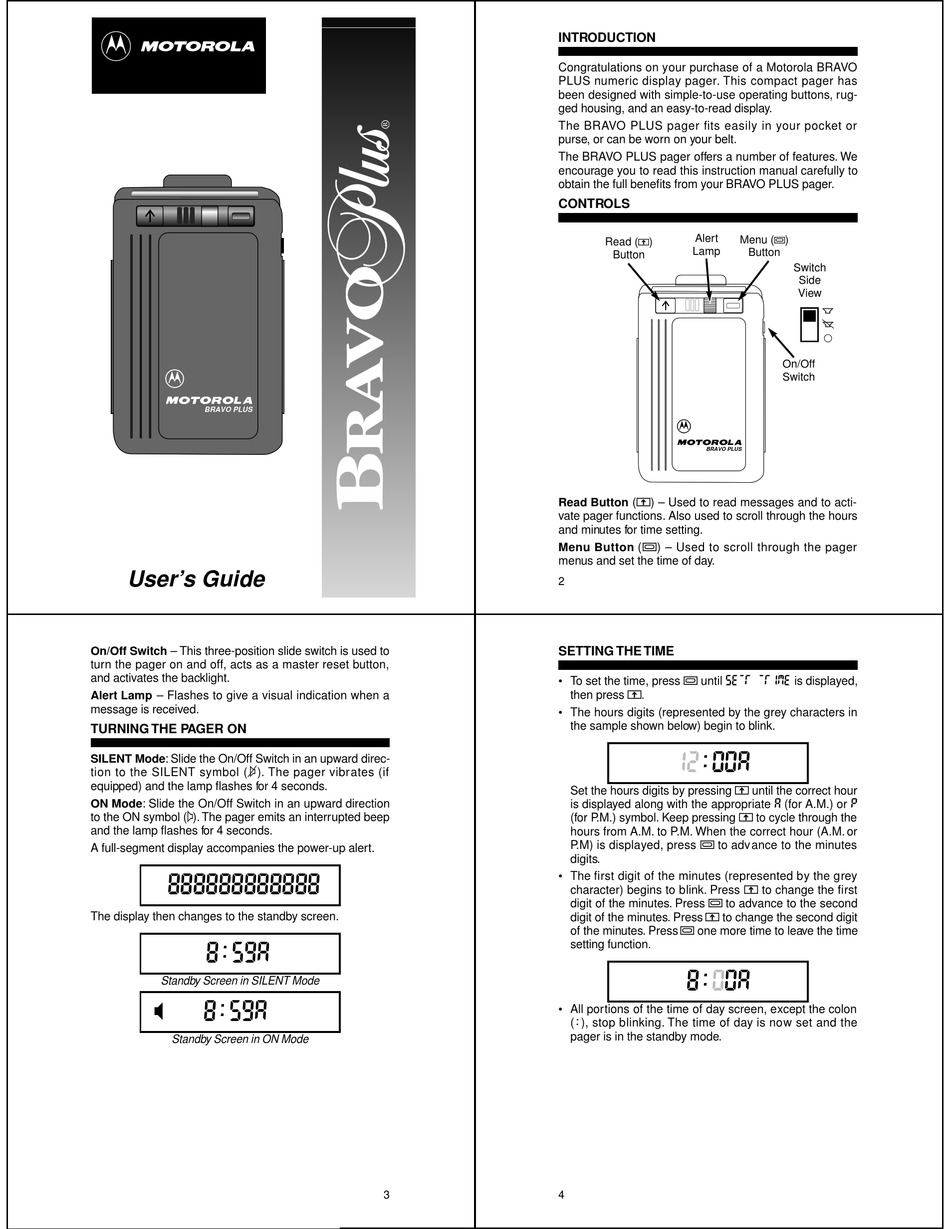 Motorola Bravo Plus User Manual Pdf Download Manualslib