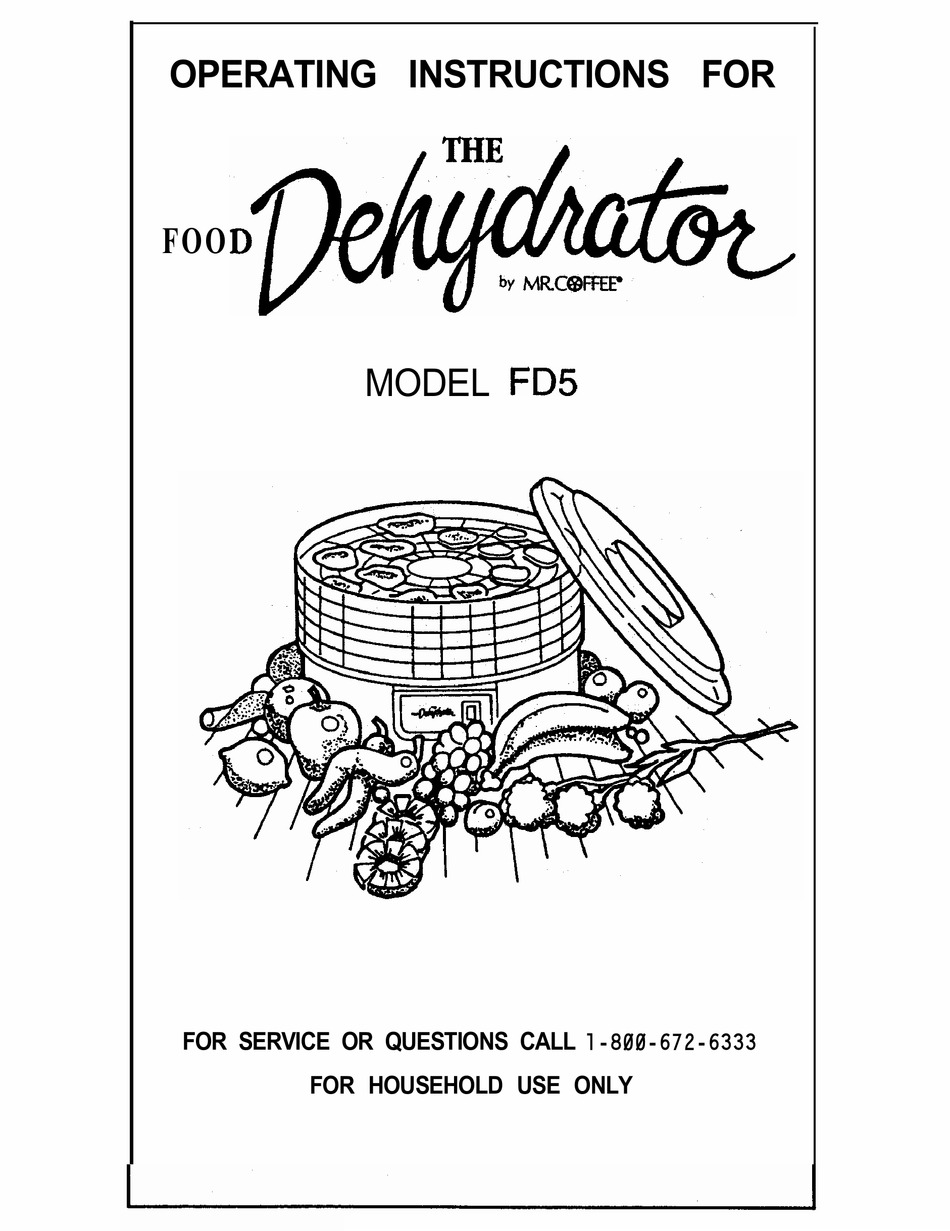 MR. COFFEE FD5 OPERATING INSTRUCTIONS MANUAL Pdf Download | ManualsLib