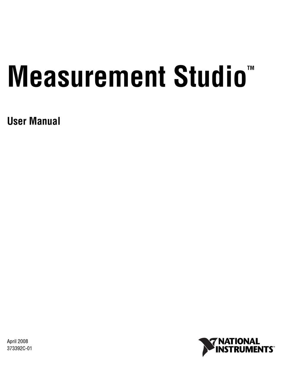 NATIONAL INSTRUMENTS NONE USER MANUAL Pdf Download ManualsLib