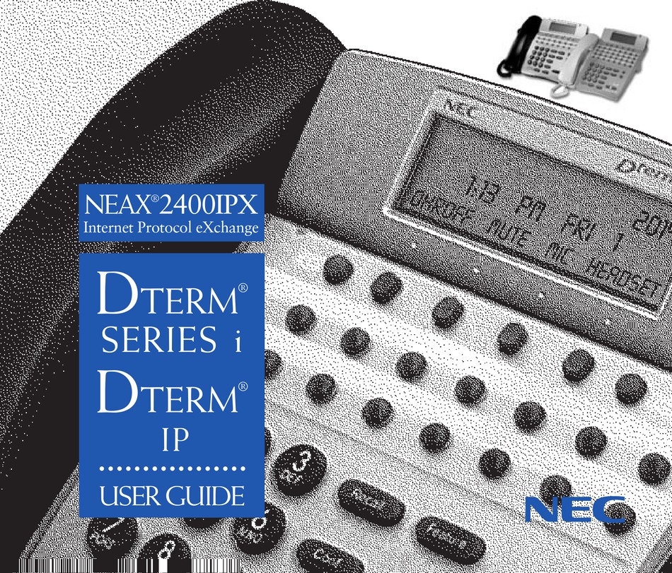 Nec Neax 2400ipx Dterm I Series User Manual Pdf Download Manualslib