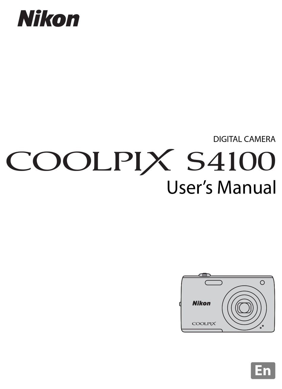 Nikon Coolpix S4100 User Manual Pdf Download Manualslib