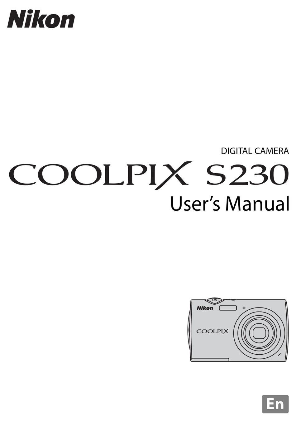 NIKON COOLPIX S230 USER MANUAL Pdf Download ManualsLib