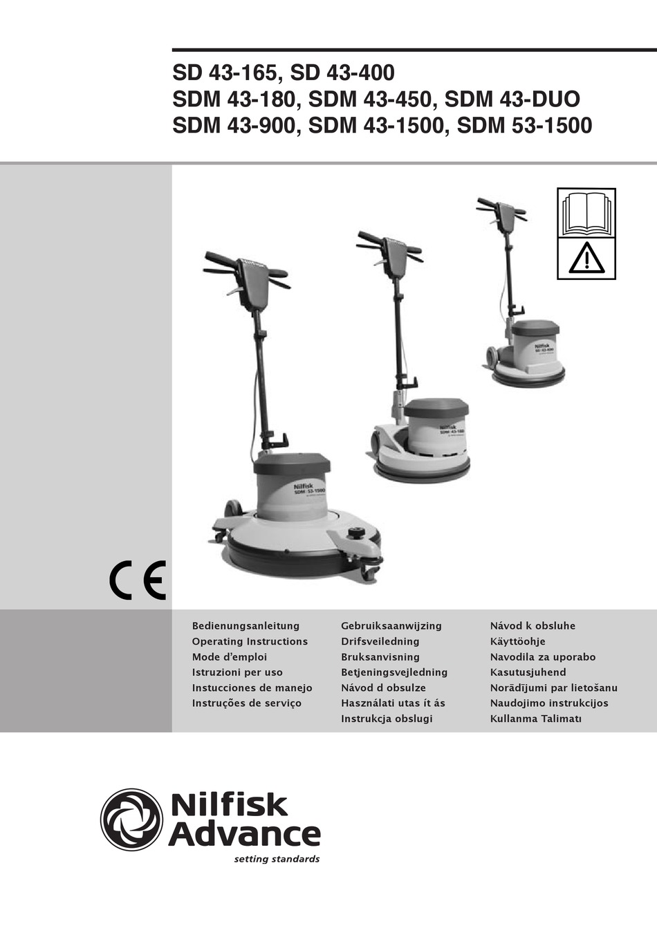 NILFISKADVANCE SD 43165 OPERATING INSTRUCTIONS MANUAL Pdf Download ManualsLib
