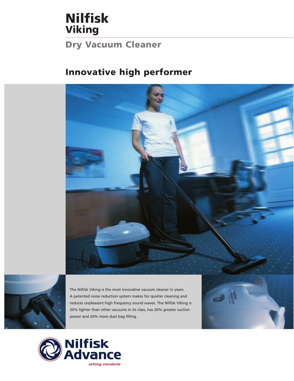 NILFISKADVANCE DRY VACUUM CLEANER SPECIFICATIONS Pdf Download ManualsLib