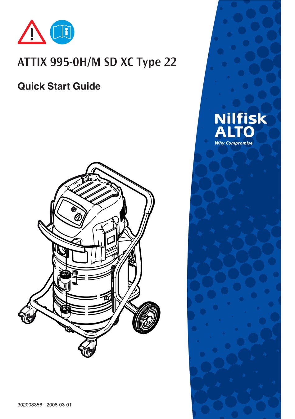 NILFISKALTO ATTIX 9950H QUICK START MANUAL Pdf Download ManualsLib