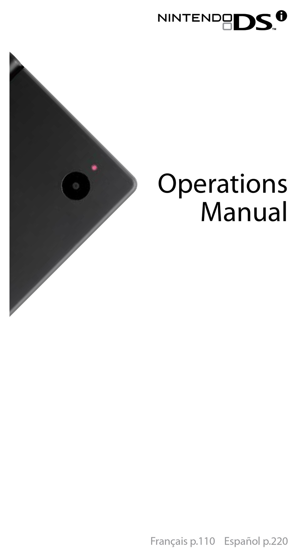 Nintendo Dsi Operation Manual Pdf Download Manualslib