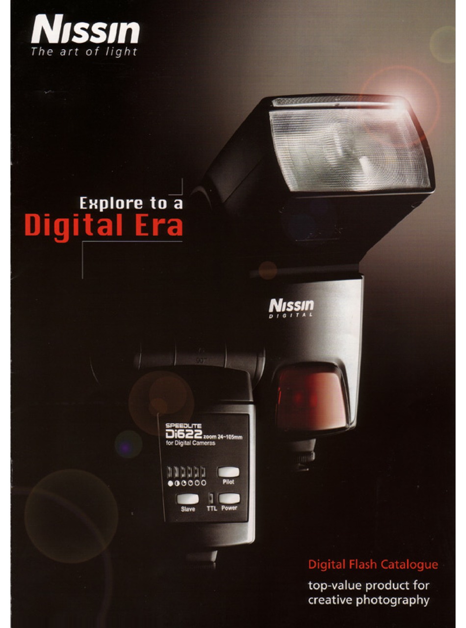 NISSIN SPEEDLITE DI622 CATALOG Pdf Download | ManualsLib