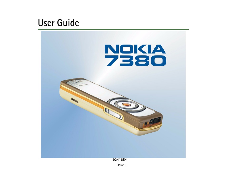 NOKIA 7380 USER MANUAL Pdf Download | ManualsLib