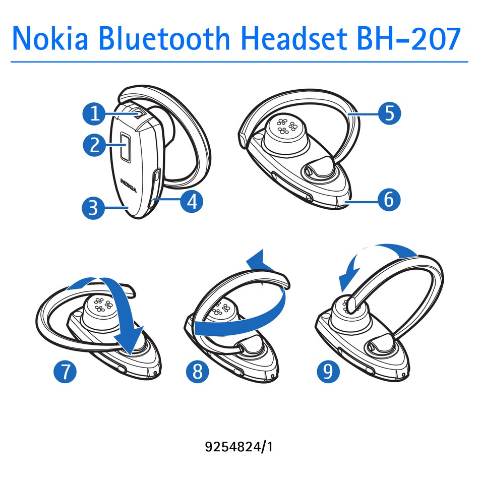 NOKIA BH 207 USER MANUAL Pdf Download ManualsLib