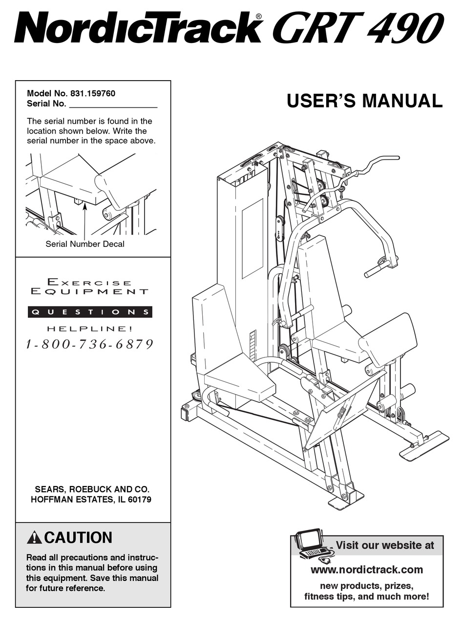 Featured image of post Pdf Nordictrack 360 Freemotion Exercise Chart