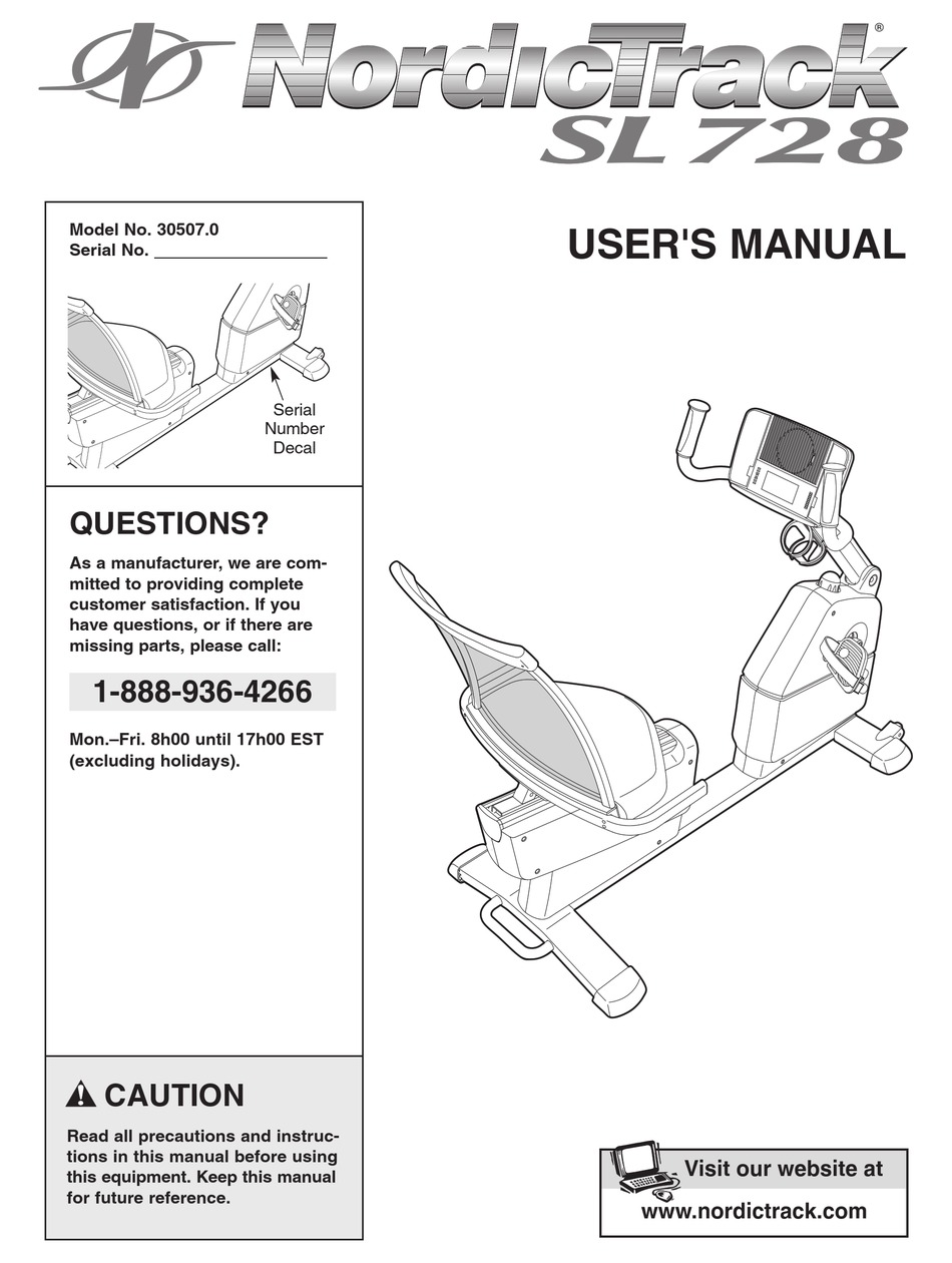 Nordictrack sl728 2024 exercise bike