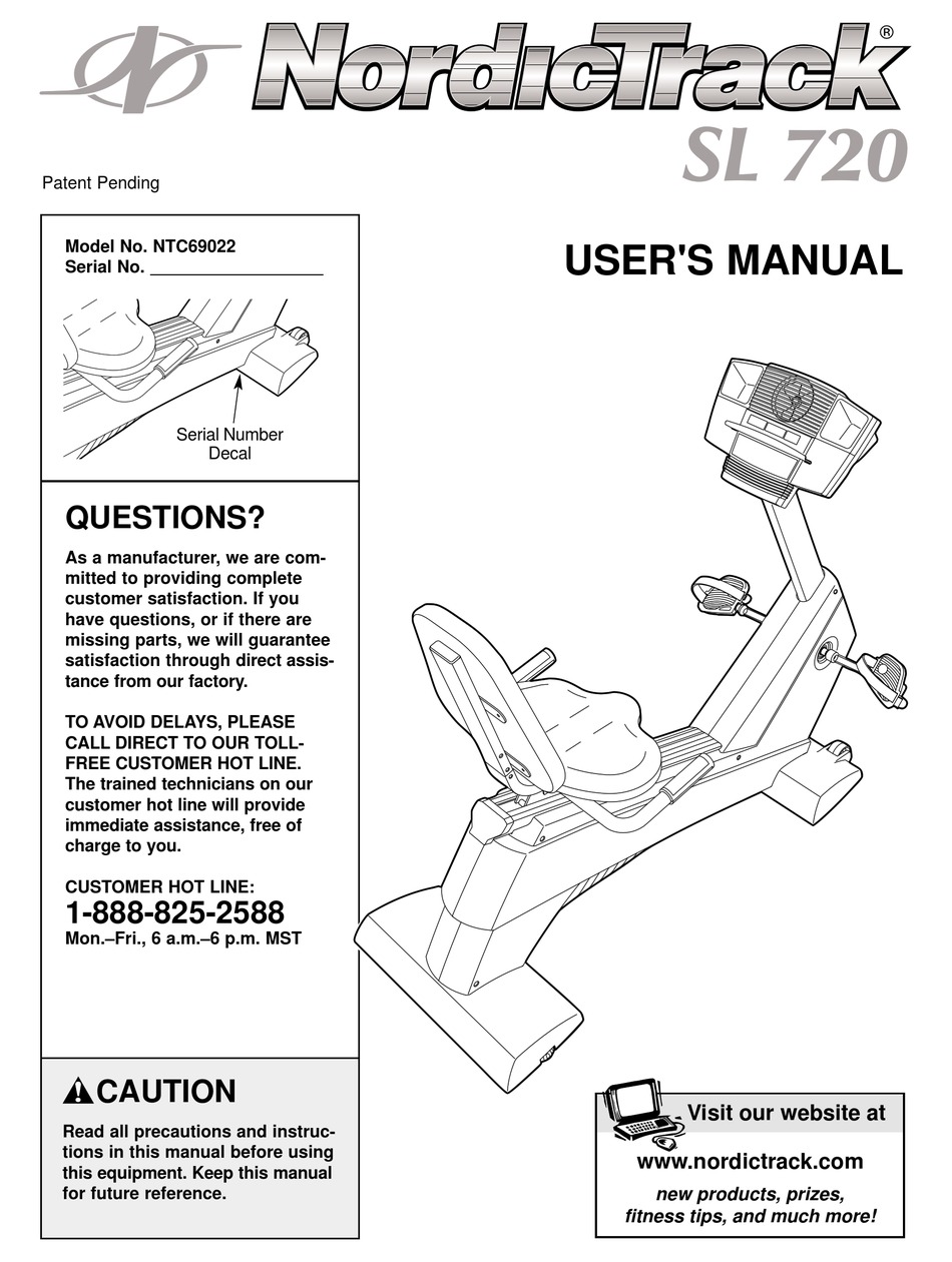NORDICTRACK NTC69022 USER MANUAL Pdf 