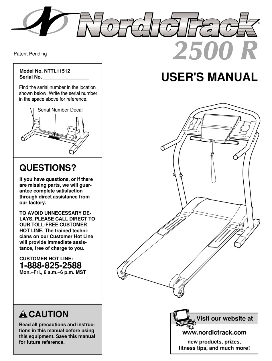 NORDICTRACK NTTL11512 USER MANUAL Pdf Download | ManualsLib