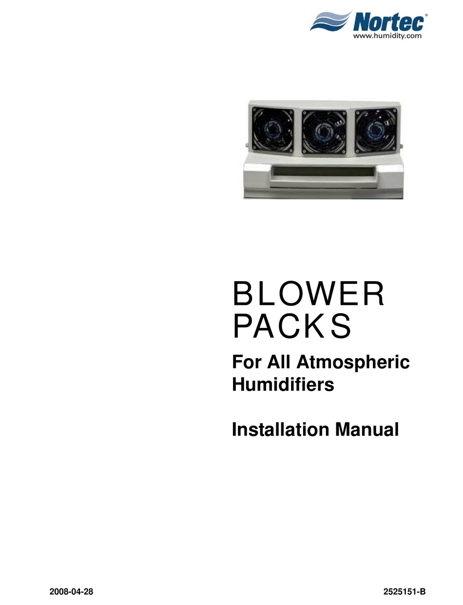 NORTEC BLOWER PACKS 380V INSTALLATION MANUAL Pdf Download ManualsLib