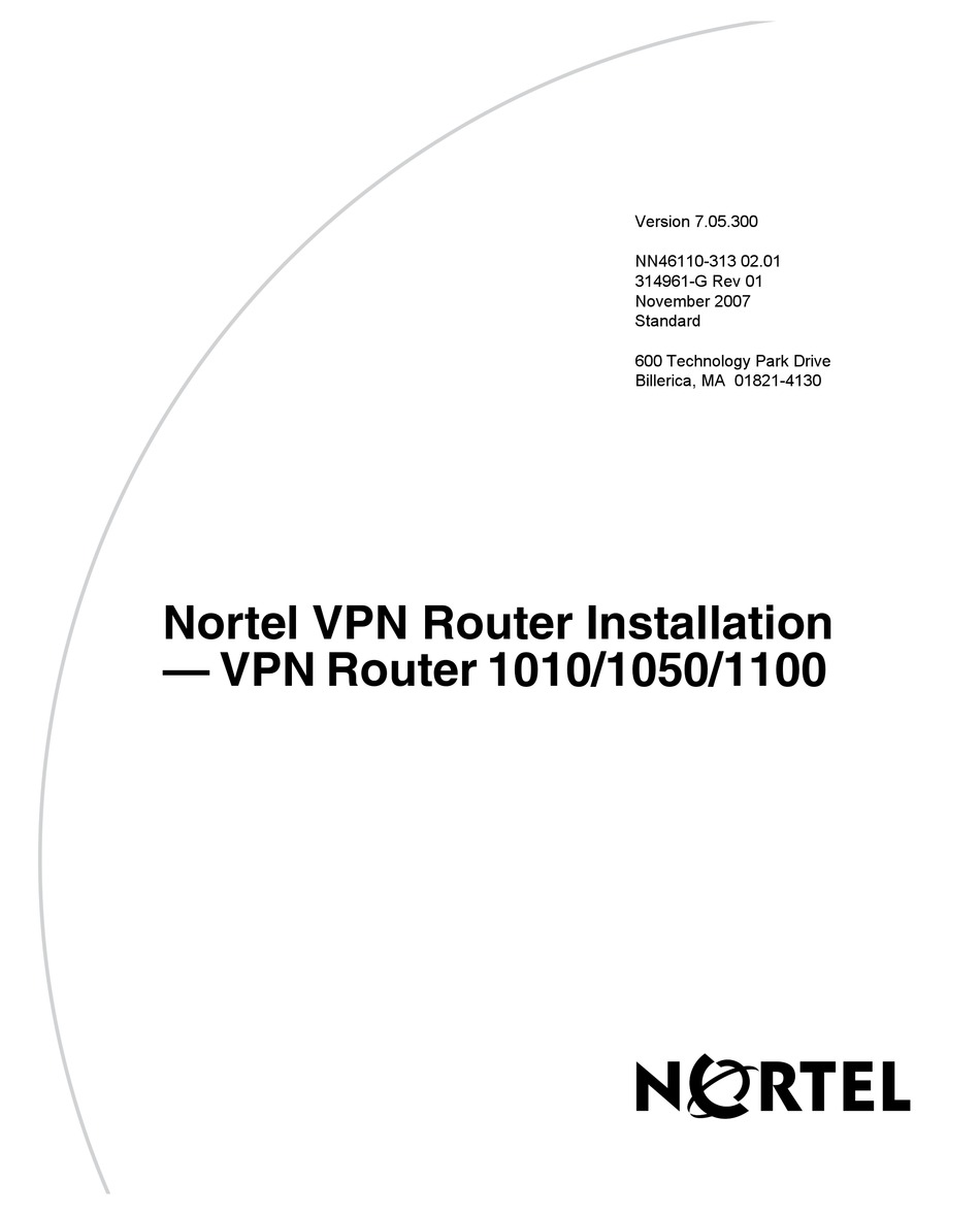 nortel vpn unable to reach server