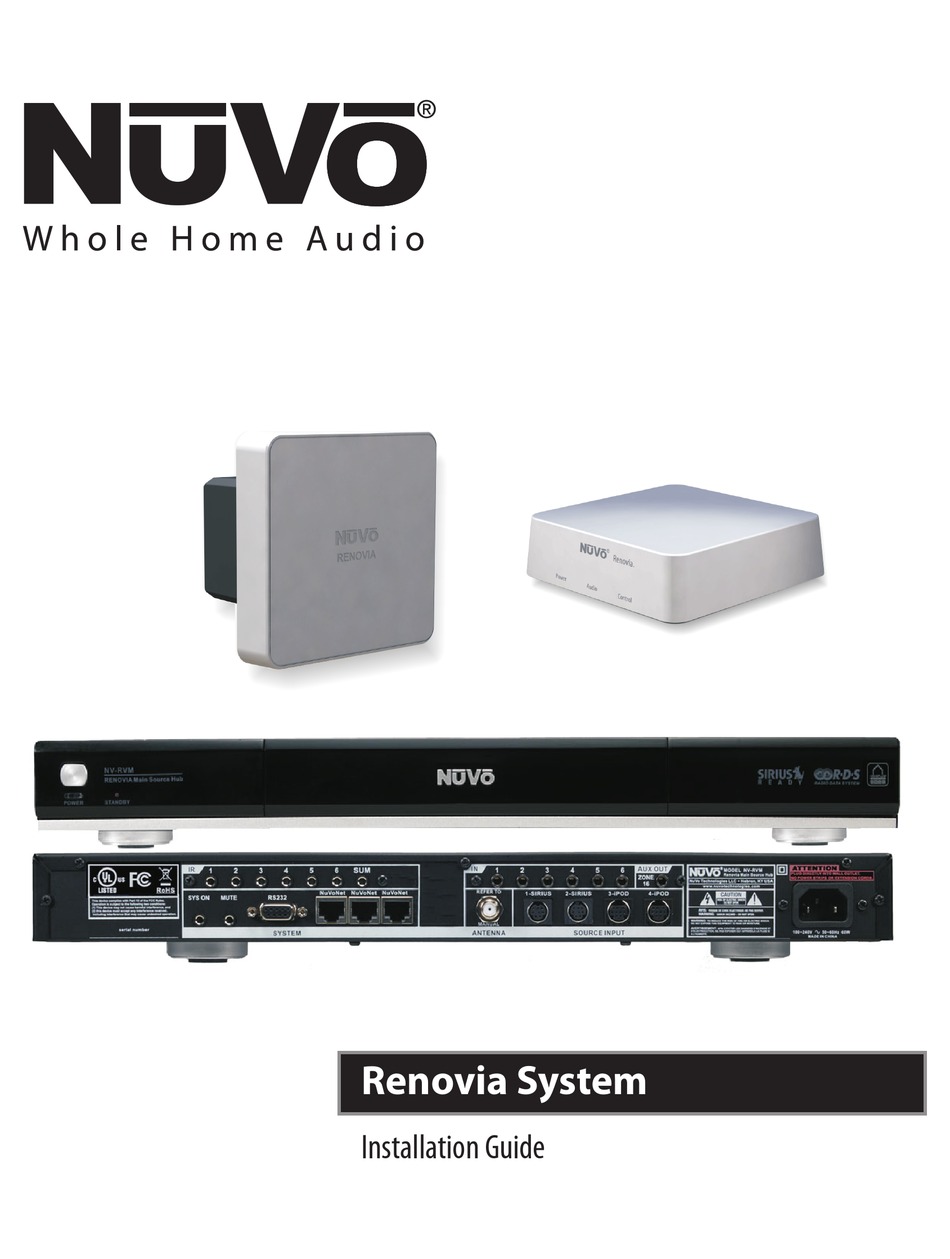 NUVO STEREO SYSTEM INSTALLATION MANUAL Pdf Download | ManualsLib