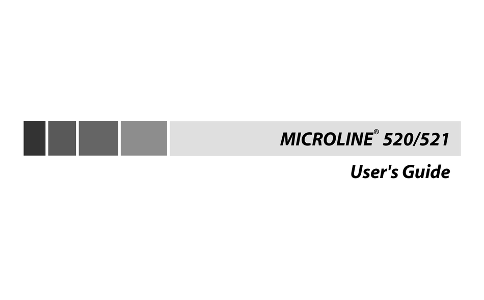 oki microline 320 turbo manual pdf