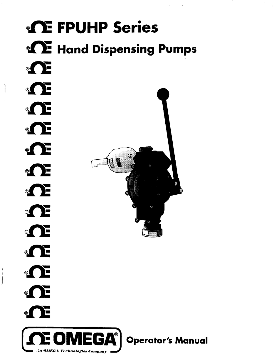 OMEGA ENGINEERING FPUHP OPERATOR'S MANUAL Pdf Download ManualsLib