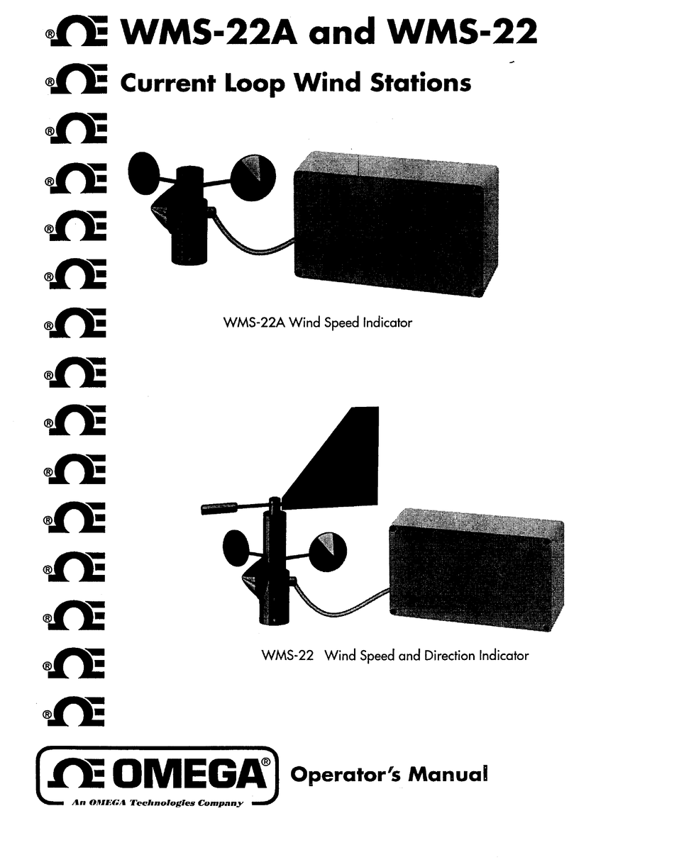 OMEGA ENGINEERING WMS22 USER MANUAL Pdf Download ManualsLib
