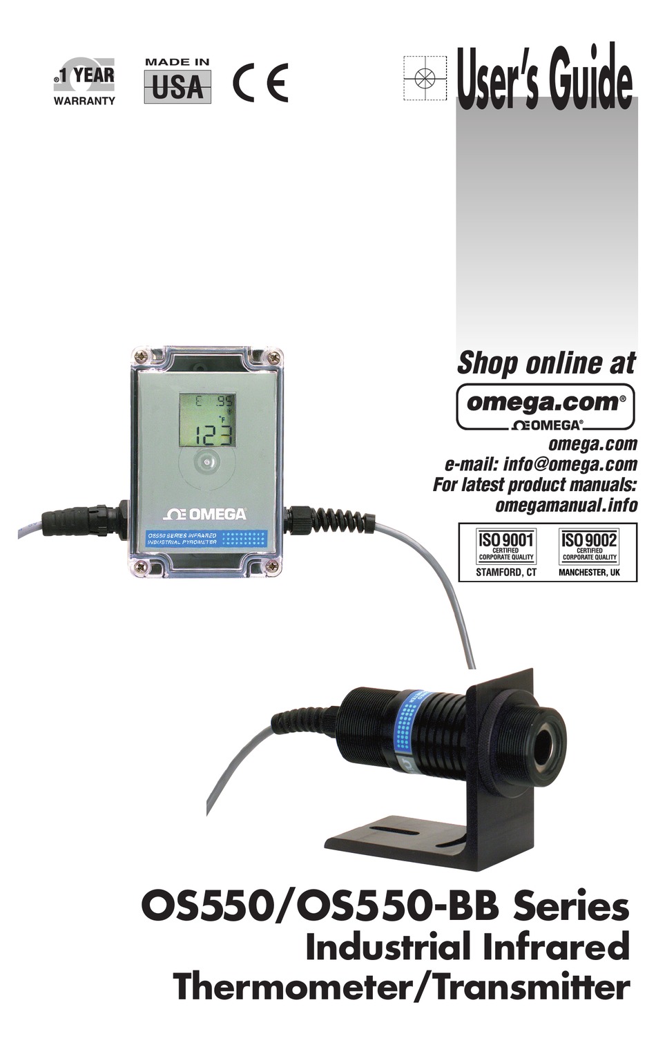 OMEGA ENGINEERING OS550 SERIES USER MANUAL Pdf Download ManualsLib