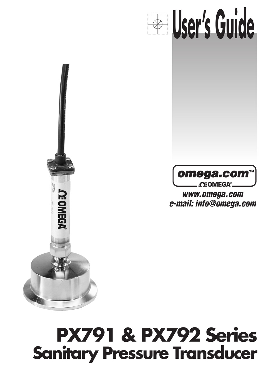 OMEGA ENGINEERING PX791 SERIES USER MANUAL Pdf Download ManualsLib