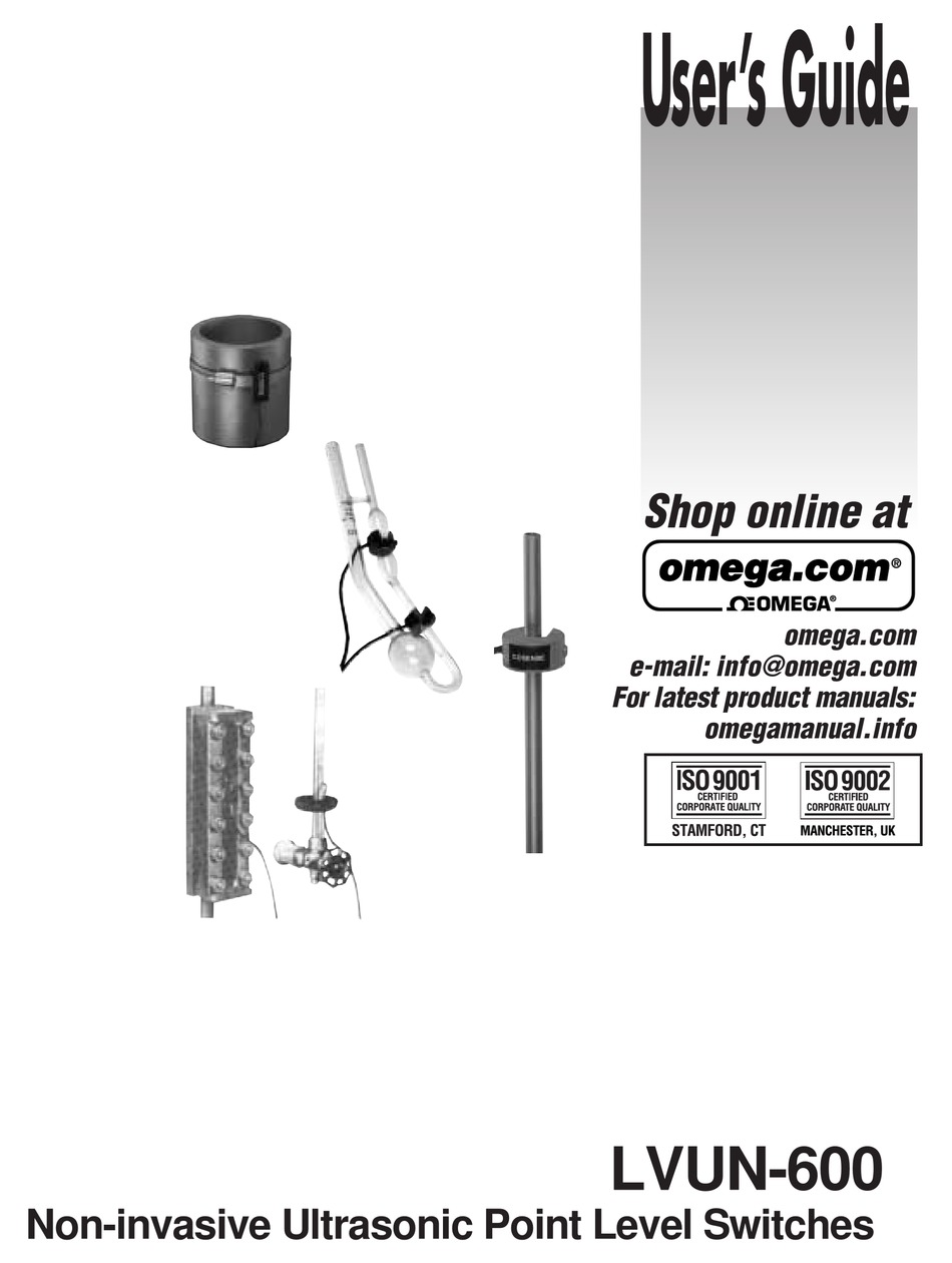OMEGA ENGINEERING LVUN600 USER MANUAL Pdf Download ManualsLib
