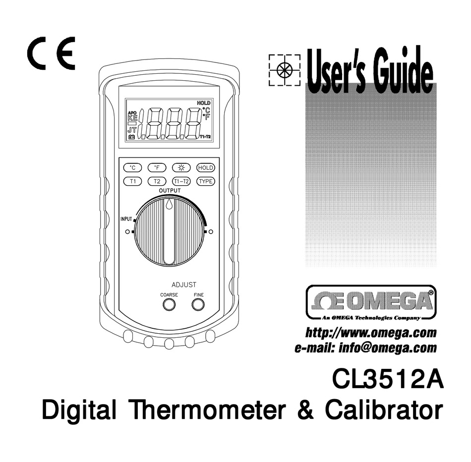 OMEGA ENGINEERING CL3512A USER MANUAL Pdf Download ManualsLib