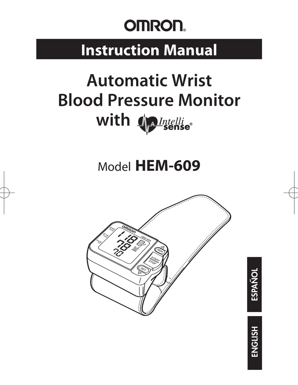 User manual Omron HN289 (English - 60 pages)