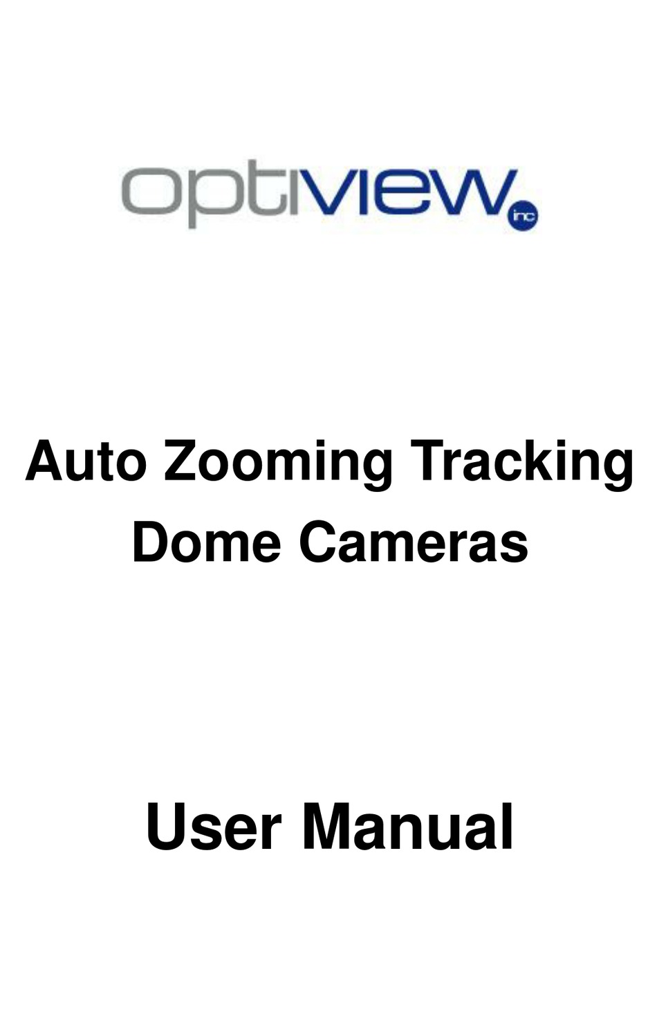 OPTIVIEW TRKPTZ18NX USER MANUAL Pdf Download ManualsLib