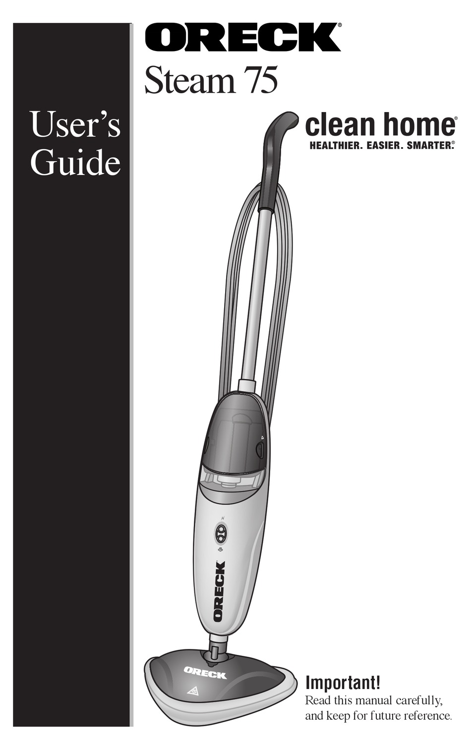 ORECK STEAM 75 USER MANUAL Pdf Download 