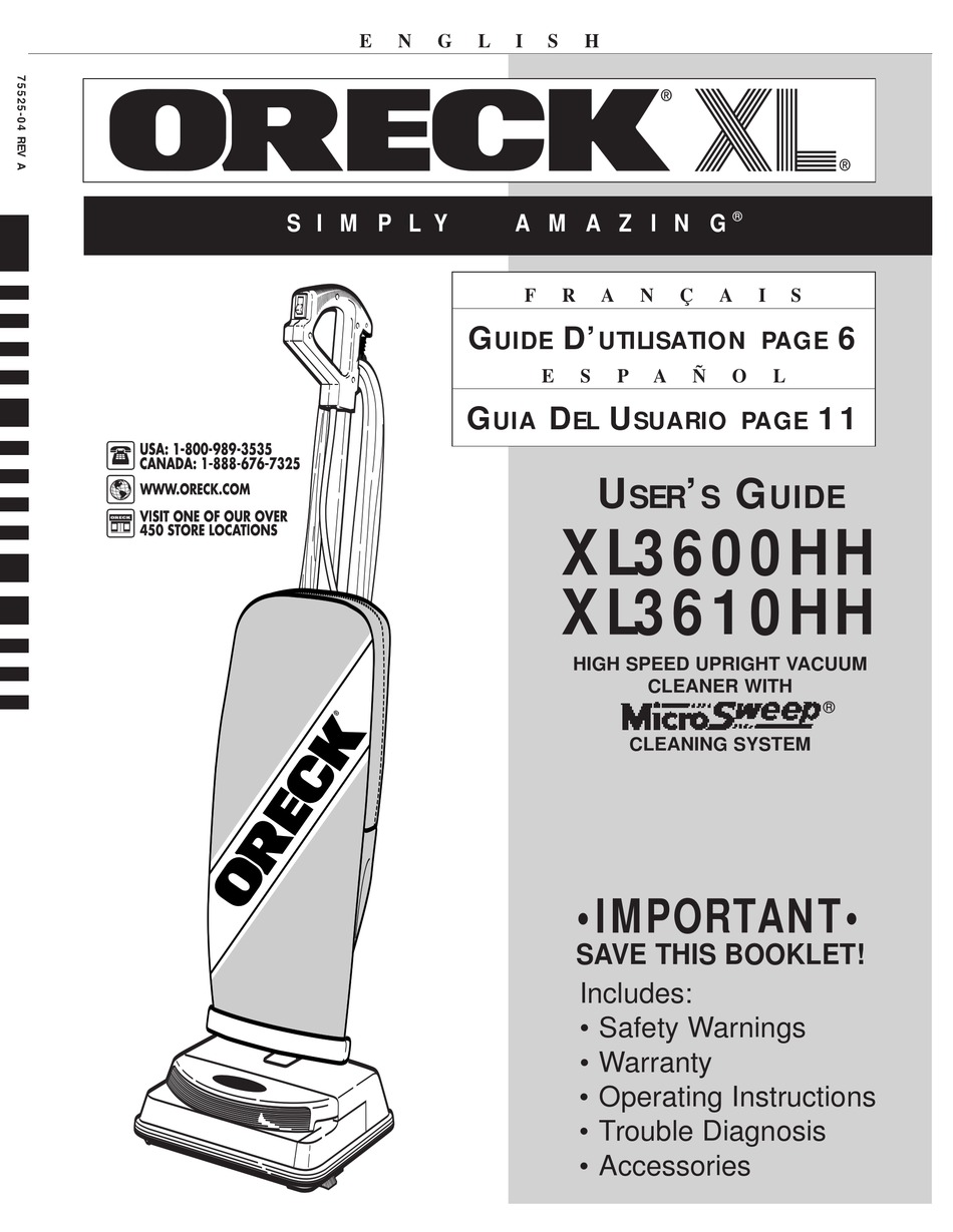 12 Vacuum Bags for Oreck XL3600HH