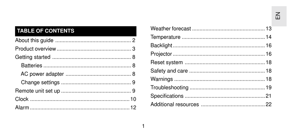 OREGON SCIENTIFIC FSP 301 USER MANUAL Pdf Download ManualsLib