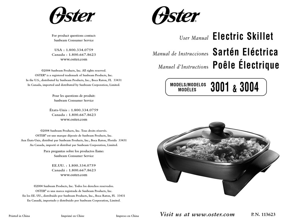 Oster 3001 