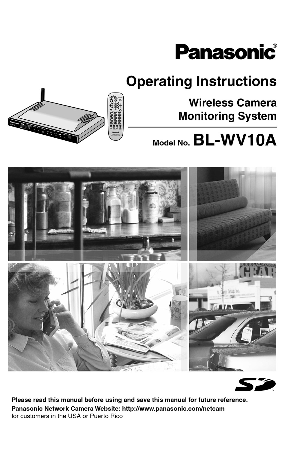 PANASONIC BL-WV10A OPERATING INSTRUCTIONS MANUAL Pdf Download | ManualsLib