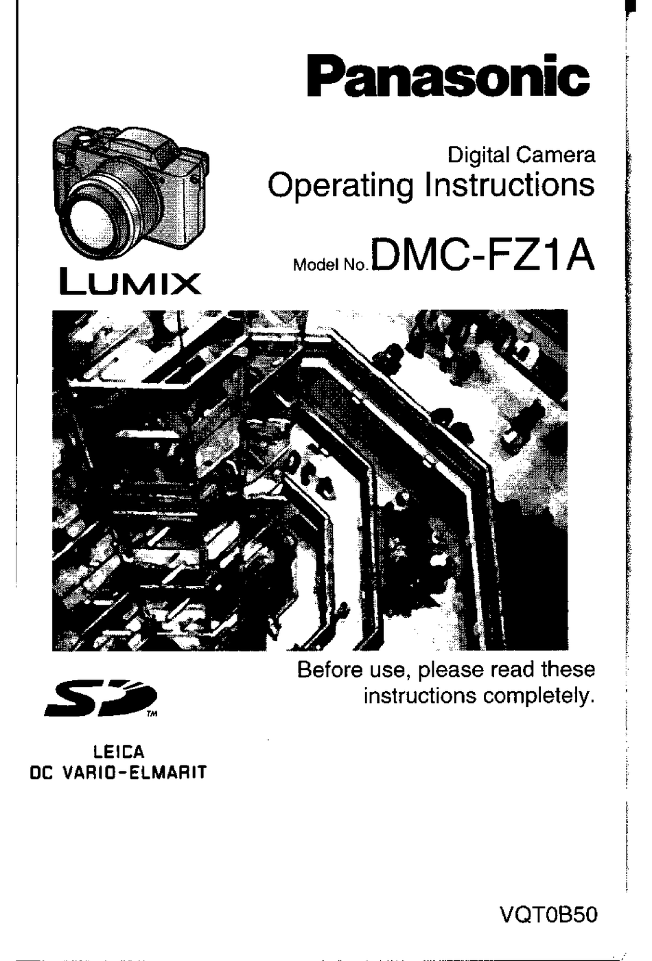 PANASONIC LUMIX DMCFZ1A OPERATING INSTRUCTIONS MANUAL Pdf Download