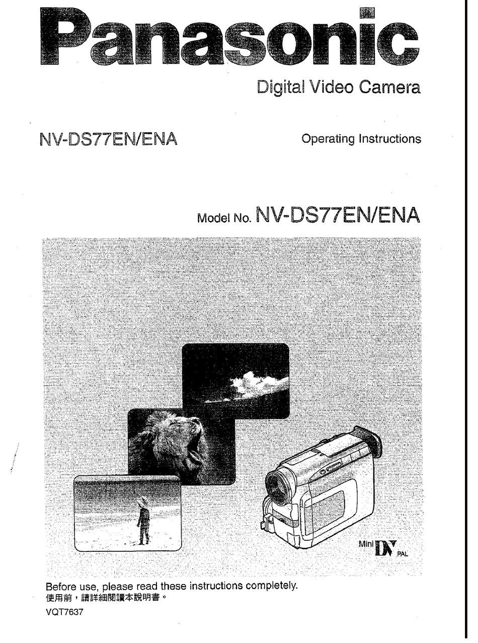 PANASONIC NVDS77EN OPERATING INSTRUCTIONS MANUAL Pdf Download ManualsLib
