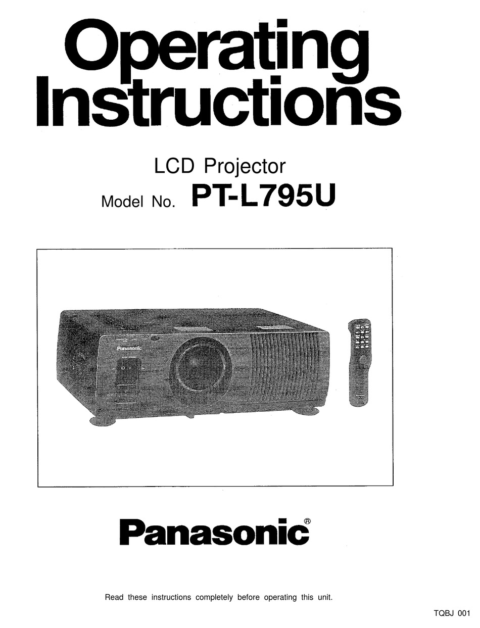 panasonic pt l795u