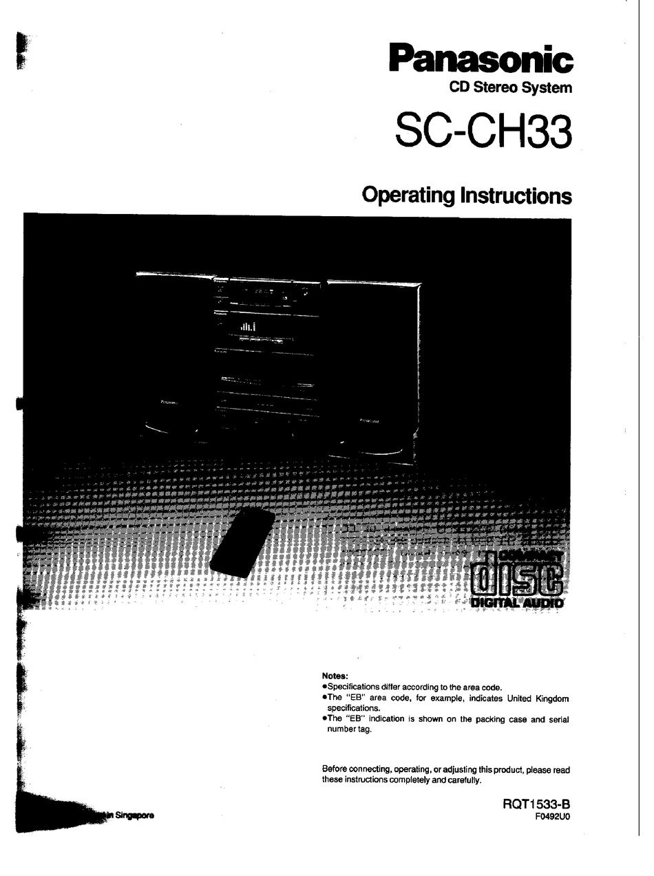 panasonic-sc-ch33-operating-instructions-manual-pdf-download-manualslib