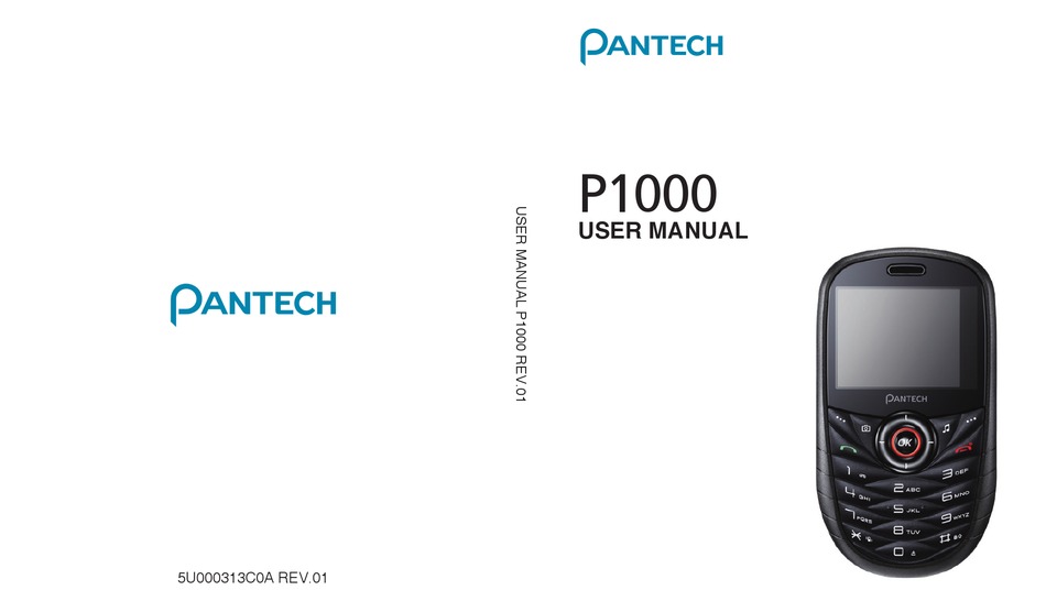 Pantech P1000 User Manual Pdf Download Manualslib