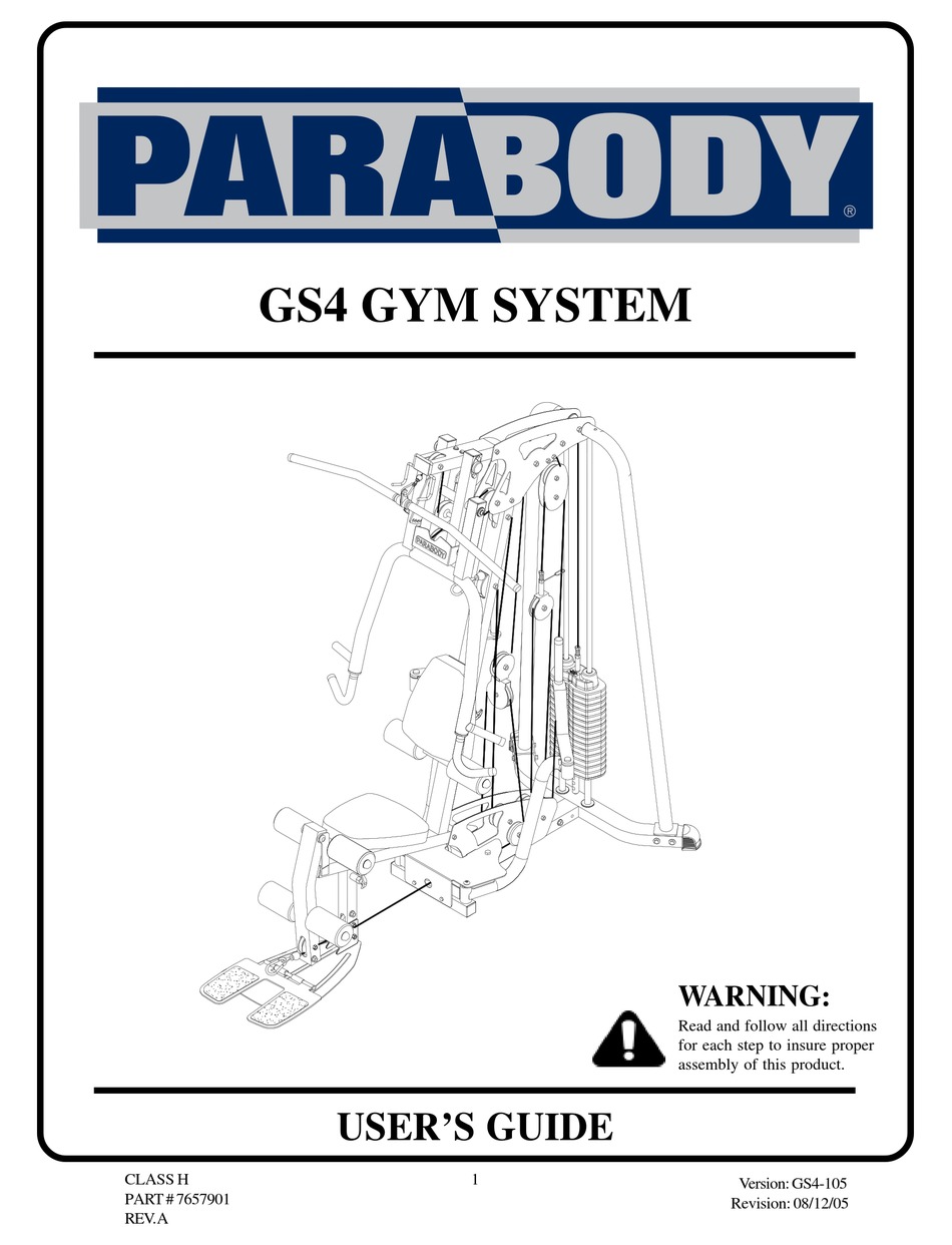 Parabody gs4 home best sale gym with leg press