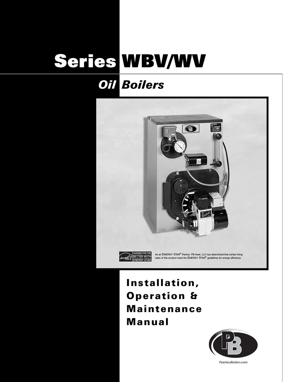 Peerlessboilers Wbv Series Installation Maintenance Manual Pdf Download Manualslib