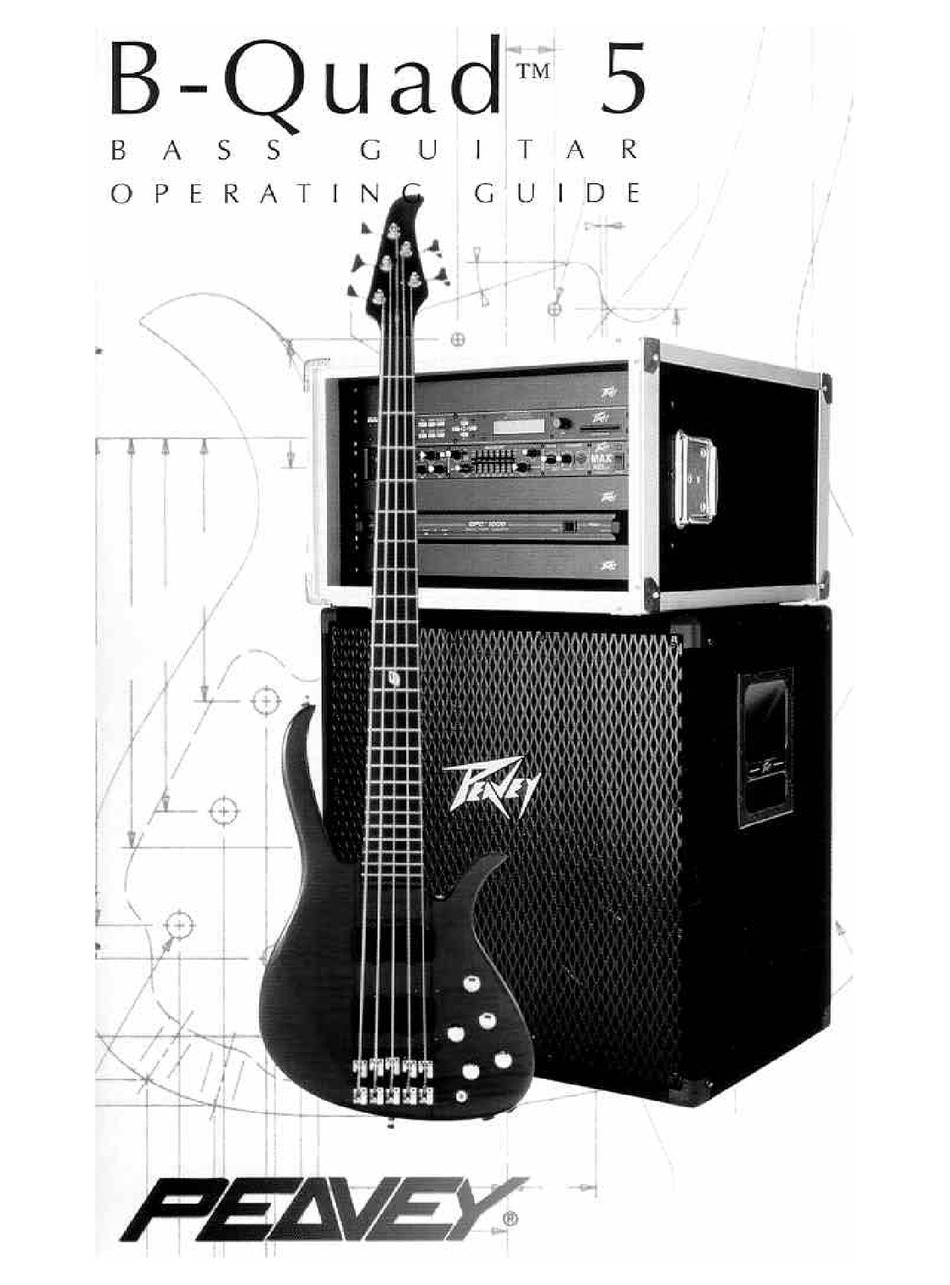 PEAVEY B-QUAD 5 OPERATING MANUAL Pdf Download | ManualsLib