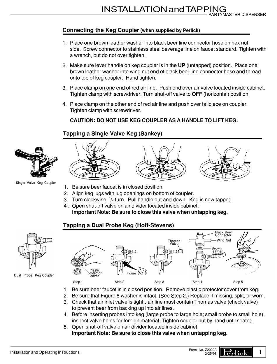 PERLICK DP1KP INSTALLATION AND TAPPING Pdf Download ManualsLib