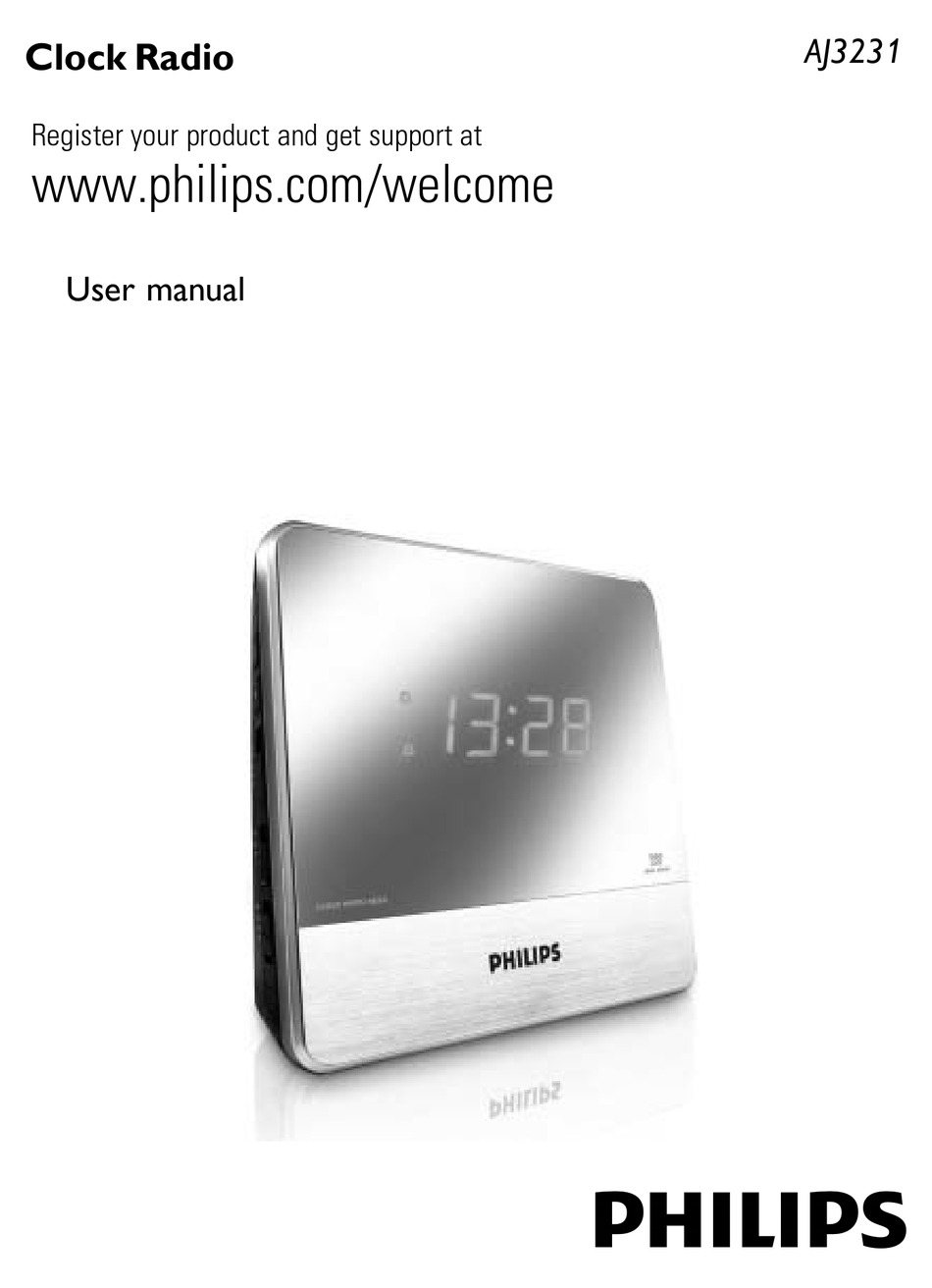 Руководство филипс. Philips Clock Radio aj3231. Philips AJ 3231. Philips aj3231/12. Радиоприемник Philips aj3231 12.