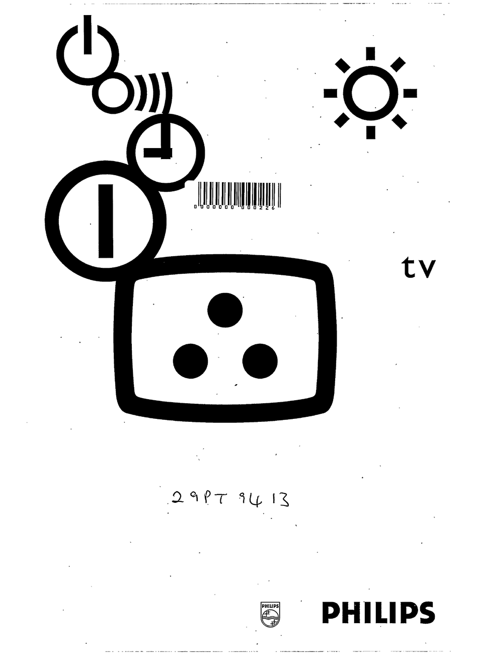 PHILIPS 29PT9413 USER MANUAL Pdf 