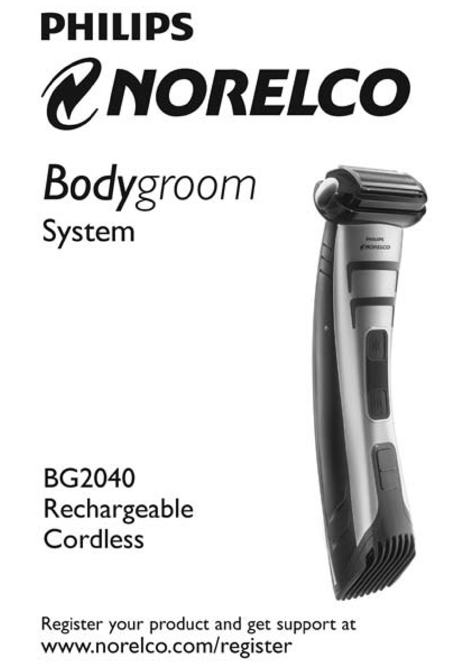 philips norelco bodygroom 7100 manual