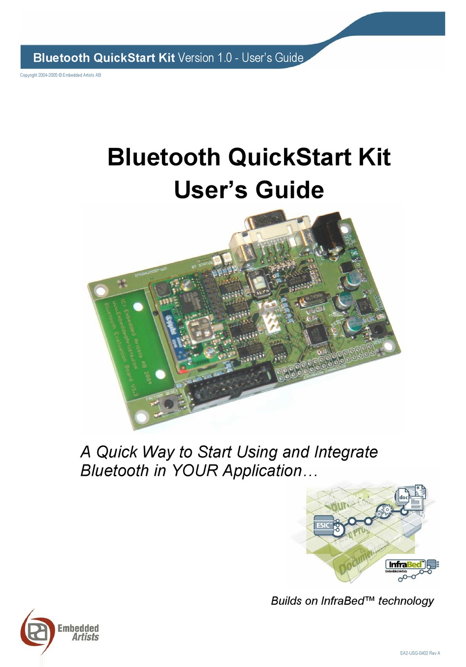 Embedded Artists Bluetooth Quickstart Kit User Manual Pdf Download